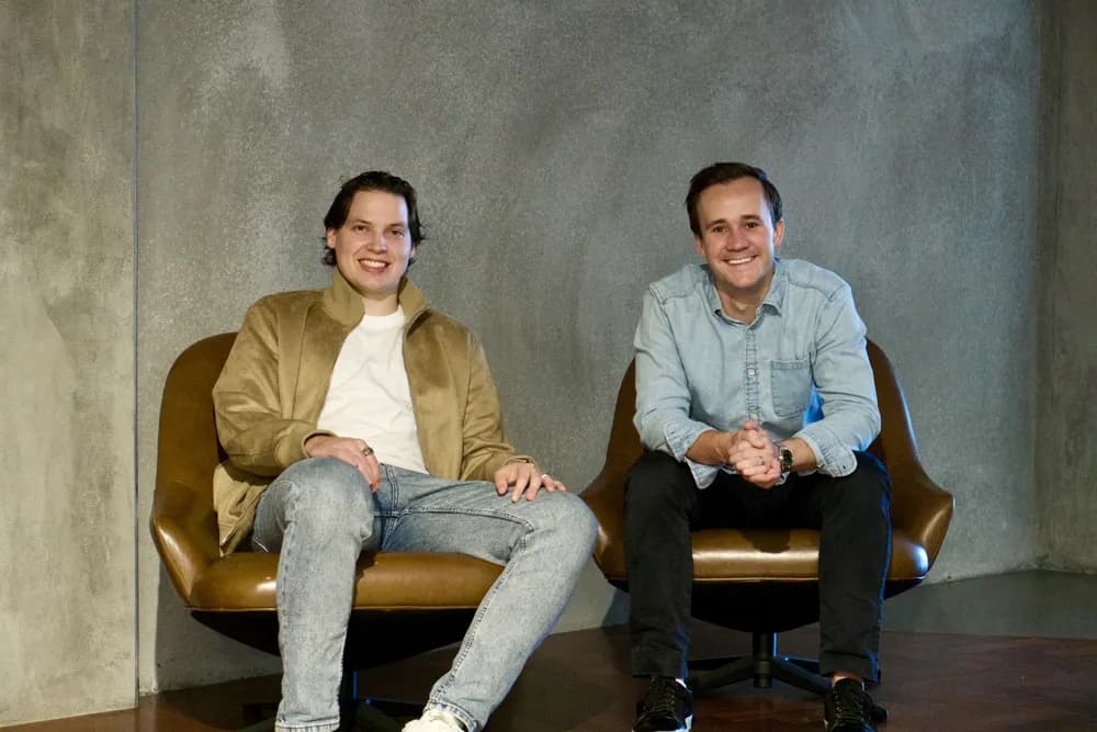 Dylan Allen-Arnegård and Amadeus Peterson, Co-Founders of Cheers